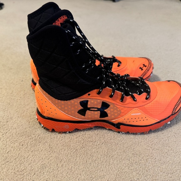 Under Armour Black and Orange Athletic High-Tops - Picture 2 of 5